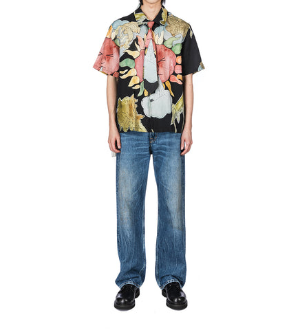 BOX SHIRT SHORTSLEEVE SOLAR POWER PRINT