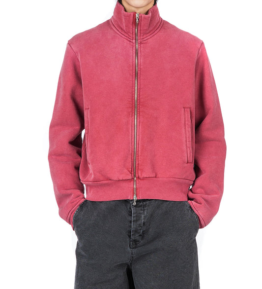 MOB JACKET RED SUN FADE HEFTY FLEECE