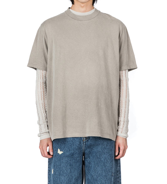 BOX T-SHIRT WORN GREY LEGACY JERSEY