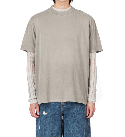 BOX T-SHIRT WORN GREY LEGACY JERSEY