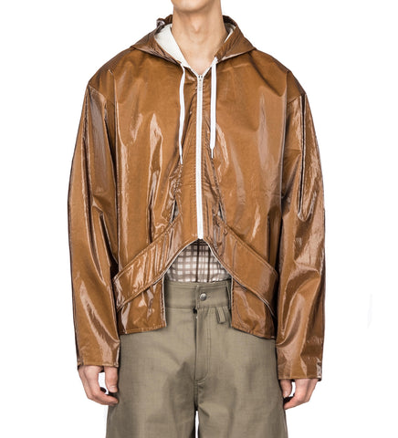 AV VATTEV  JUKEBOX JACKET SHINY BROWN