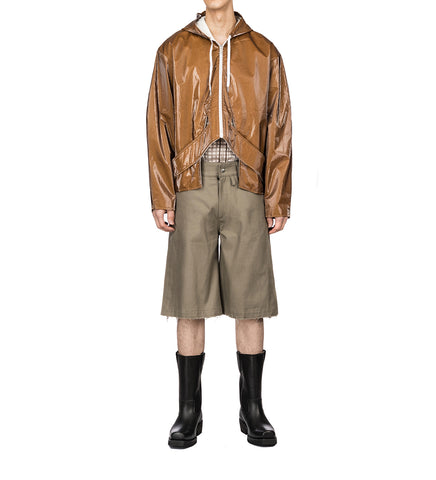 AV VATTEV  JUKEBOX JACKET SHINY BROWN