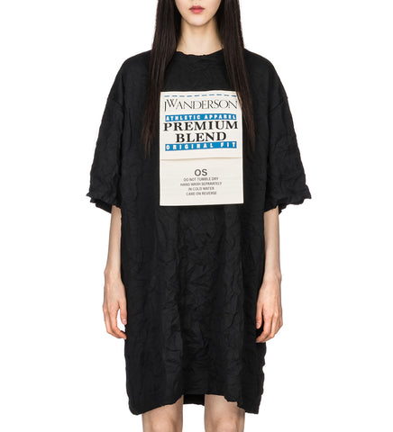 CARE LABEL LONG T-SHIRT BLACK