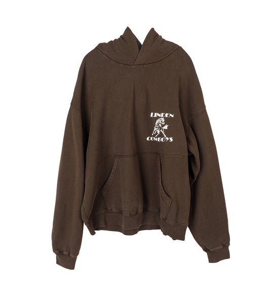 COWBOYS PULLOVER HOODIE CHOCOLATE
