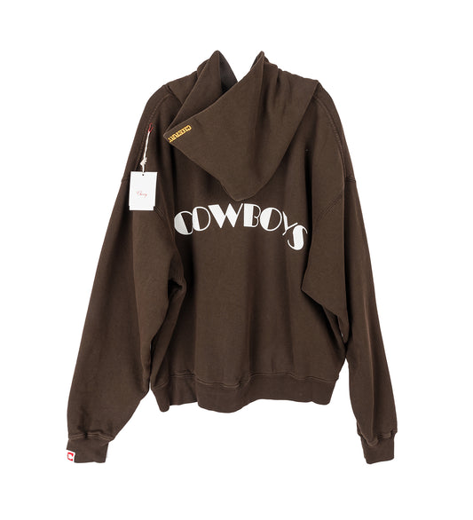 COWBOYS PULLOVER HOODIE CHOCOLATE