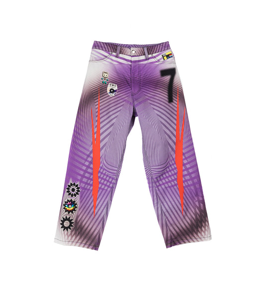 BAGGY TROUSERS PURPLE