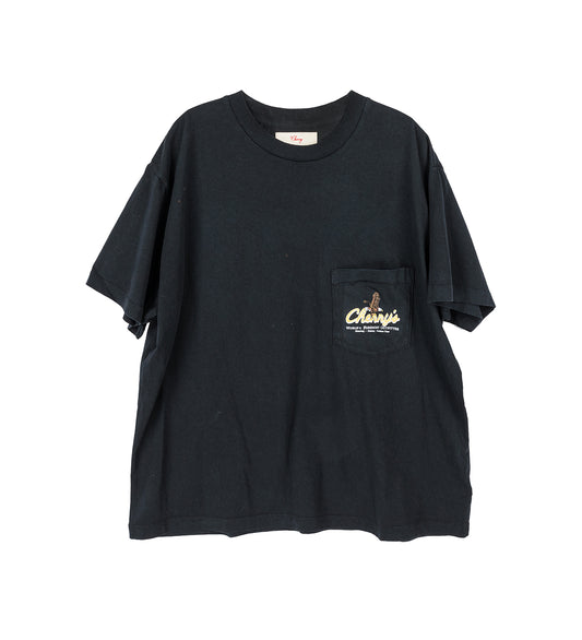 OUTFITTER BOXY POCKET T-SHIRT VINTAGE BLACK