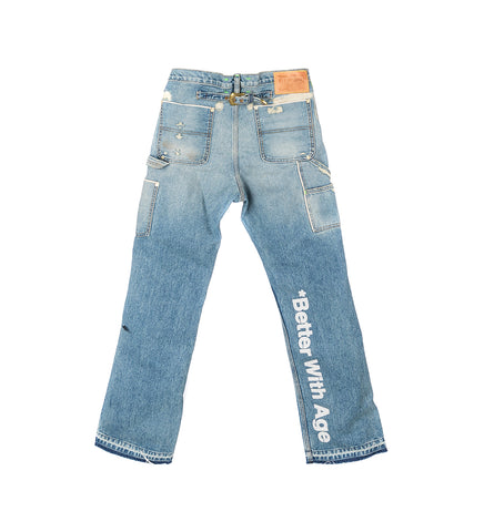 MASON DOUBLE-KNEE SELVAGE DENIM TOURSER 32