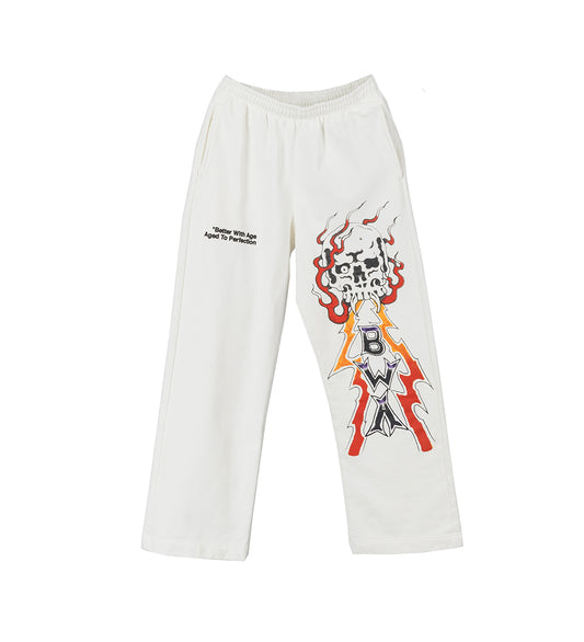ENNUI SWEATPANTS WHITE