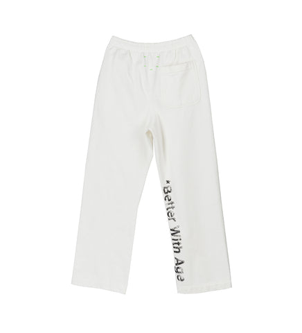 ENNUI SWEATPANTS WHITE