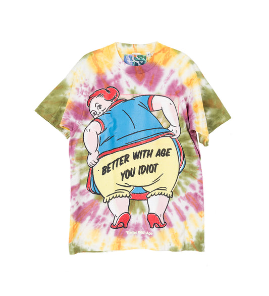 FRIZZLE TIE-DYE TEE LARGE