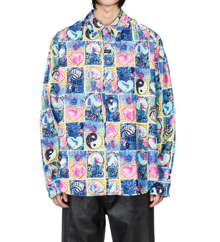 CLASSIC SHIRT BLUE HEARTS