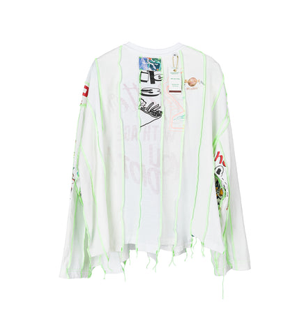 IDIOT REVERSIBLE PANELED LONG SLEEVE XL