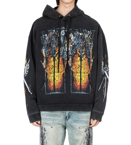 EMBER CHAPEL HOODED PULLOVER COAL