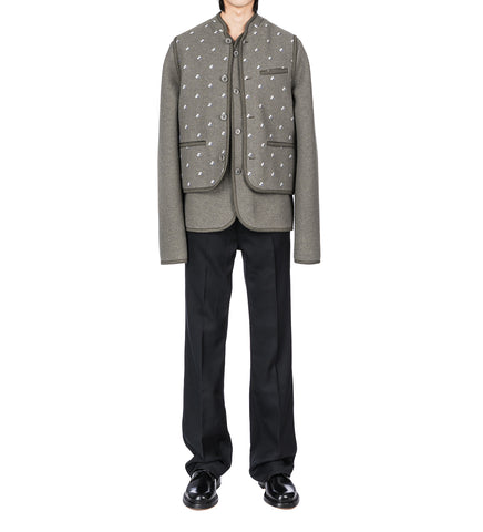 DENIM TROUSERS ANTHRACITE