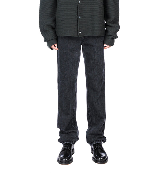 DENIM TROUSERS ANTHRACITE