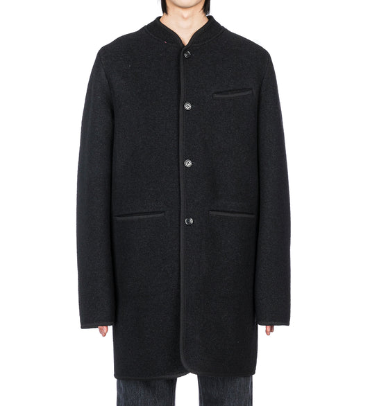WALKER COAT BLACK FELTED