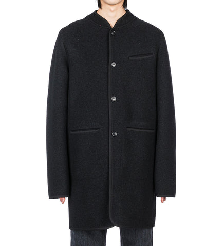 WALKER COAT BLACK FELTED