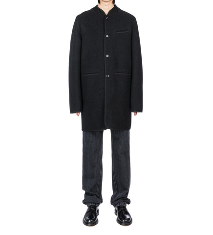 WALKER COAT BLACK FELTED