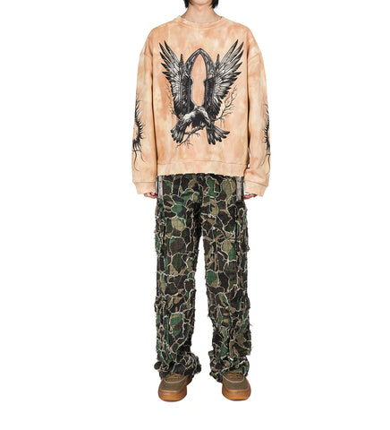 SOARING WINDOW CREWNECK SWEATER TAN