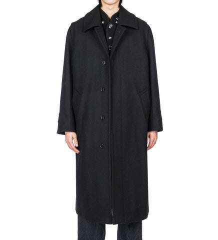 LODEN COAT CLASSIC BLACK LODEN