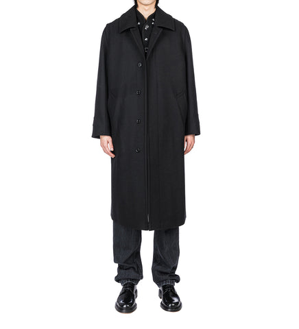 LODEN COAT CLASSIC BLACK LODEN