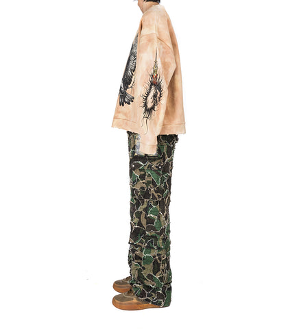 SOARING WINDOW CREWNECK SWEATER TAN