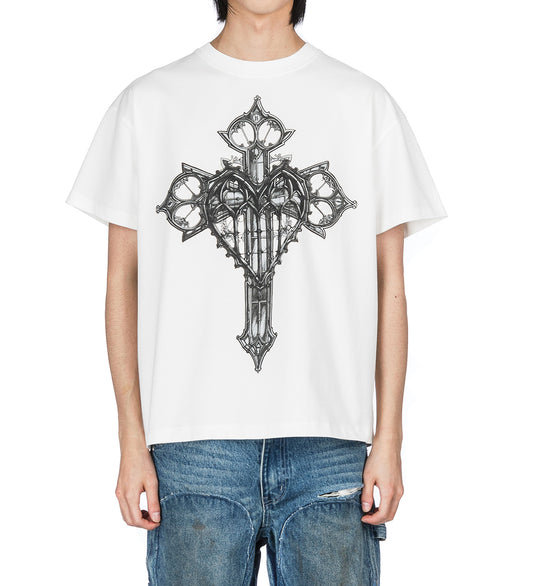 CROSSED HEART SHORT SLEEVE CLOUD