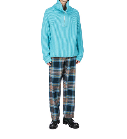 ED WOOL TROUSERS TARTAN