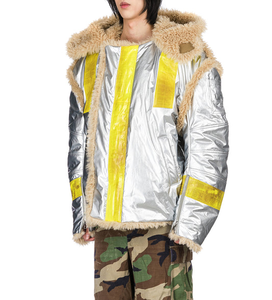 SHERLING FLIGHT JACKET SILVER