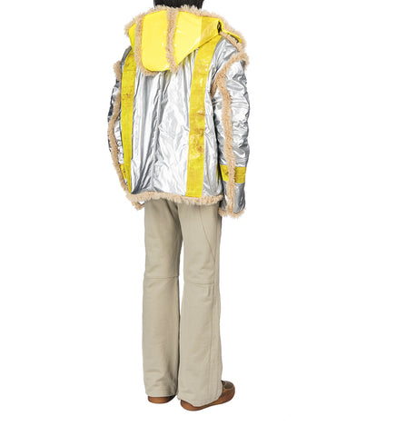 SHERLING FLIGHT JACKET SILVER