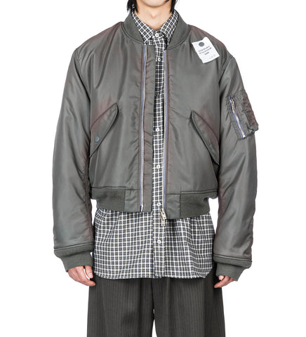 ORBY BOMBER SPRAY NYLON TWILL STONE GREY