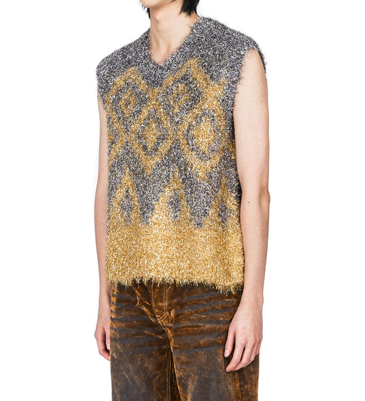 KIGGY TINSEL WINTER GOLD/SILVER