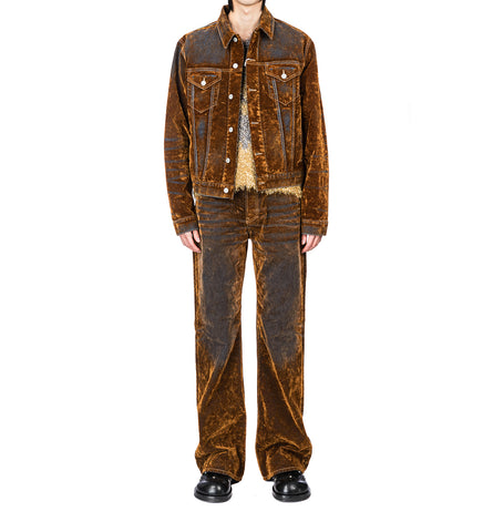 RYE U FLOCK WINTER RUST BROWN