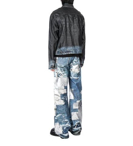 RYE U CHARCOAL LEATHER BLACK