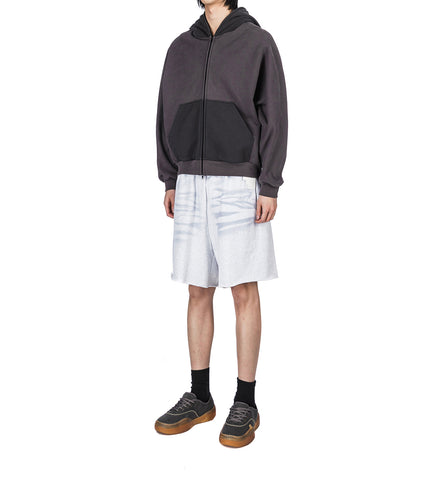 FADED SWEAT SHORTS GREY