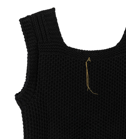 SWEATER VEST BLACK