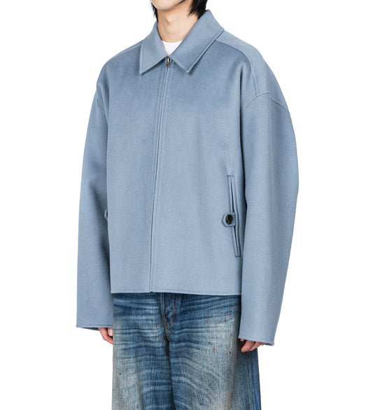 DOVEO WOOL CASHMERE DOUBLE DUSTY BLUE