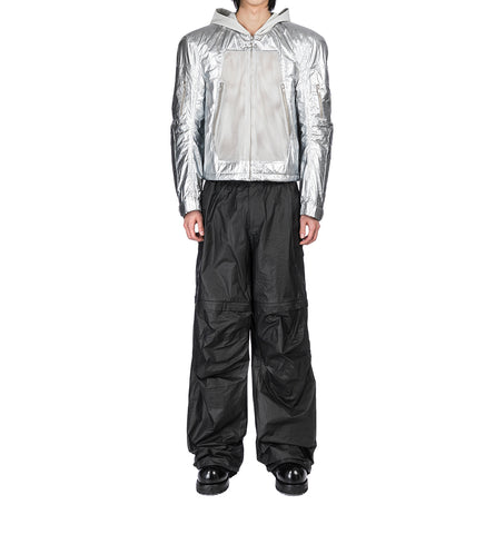 TANKER HOODED JACKET SILVER