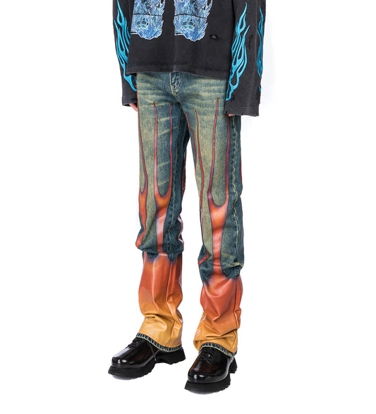 FLAME DENIM MULTI