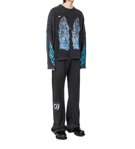 WINGED SWEATPANT COAL