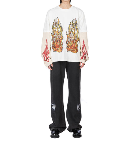 WINGED SWEATPANT COAL