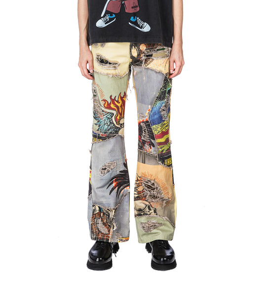 VINTAGE TROUSERS MULTI