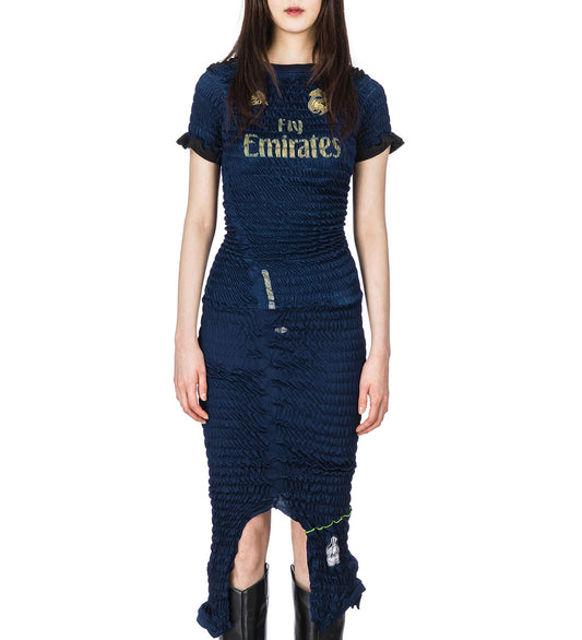 SHIRRED FOOTBALL DRESS SMALL