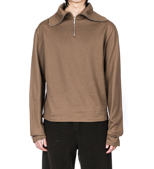 APEX WOOL TOP COFFEE