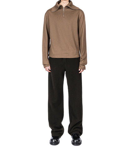 APEX WOOL TOP COFFEE