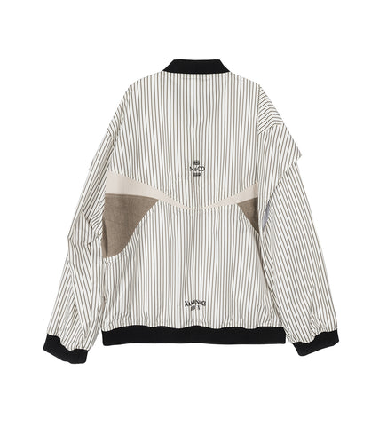 JONAS WARMUP CREWNECK BUMBLE BEE STRIPE