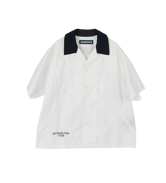 SHAWN BOWLING SHIRT TUX WHITE