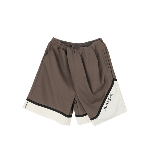 KAI FISHERMAN BASKETBALL SHORTS SHIITAKE BROWN