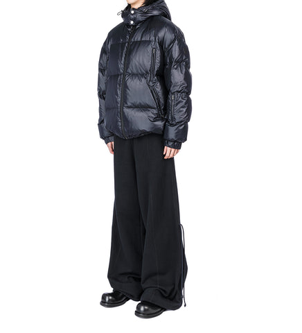 COLLEGE DRAWSTRING PANTS BLACK AW25